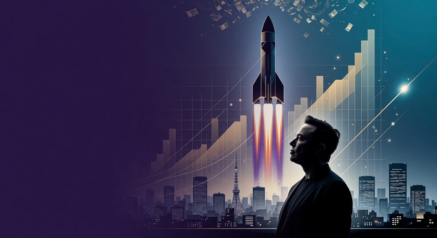 イーロン・マスク氏 世界初の兆長者接近 スペースX申請でのイメージ画像