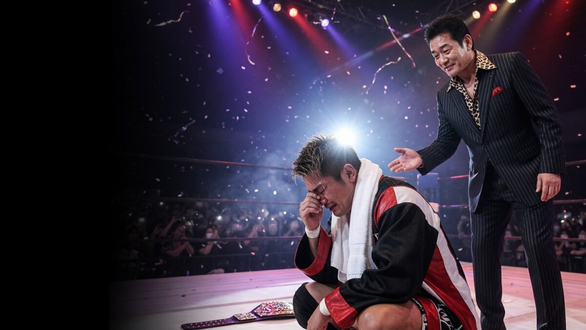 武尊が涙の引退セレモニー 武藤敬司からプロレス勧誘に苦笑い