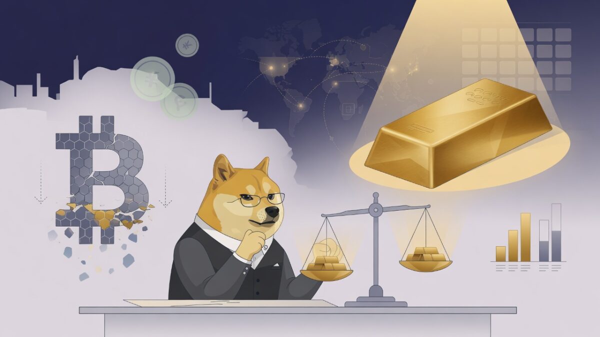 2026年半ば、ビットコインは金に大きく劣後―年次逆転に必要な条件と残る不確実性
