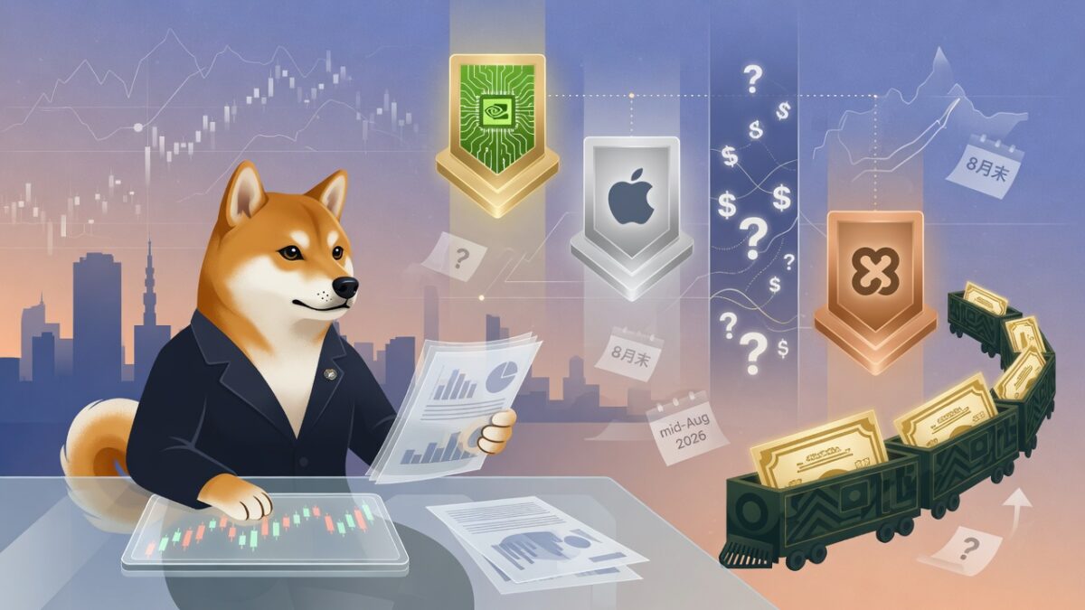 アルファベットの時価総額世界3位は続くか 8月末までの差と不確実性のイメージ画像
